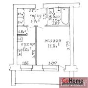 Купить 1-комнатную квартиру, Барановичи, Энтузиастов, 56 Барановичи