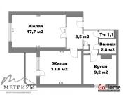 Купить 2-комнатную квартиру, Минск, Алтайская ул., 164/1 (Заводской район) Минск