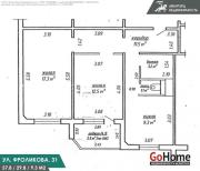 Купить 2-комнатную квартиру, Минск, Козлова ул. (Партизанский район) Минск