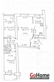 Купить 3-комнатную квартиру, Минск, Сморговский проезд, 29 (Центральный район) Минск