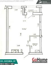 Купить 2-комнатную квартиру, Минск, Лосика ул., 57 (Московский район) Минск