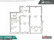 Купить 2-комнатную квартиру, Минск, Рафиева ул., 51 (Московский район) Минск