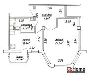 Купить 1-комнатную квартиру, Минск, Героев 120 Дивизии ул., 33 (Первомайский район) Минск