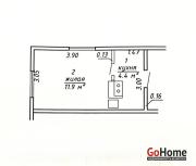 Купить 1-комнатную квартиру, Барановичи, Брестская, 44 Барановичи