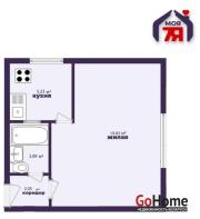 Купить 1-комнатную квартиру, Минск, Красина ул., 47 (Заводской район) Минск