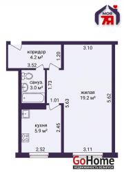Купить 1-комнатную квартиру, Минск, Ванеева ул., 16 (Партизанский район) Минск