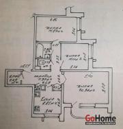 Купить 3-комнатную квартиру, Минск, Калиновского ул., 54/3 (Первомайский район) Минск