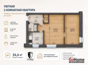 Купить 2-комнатную квартиру, Новоселье, Минская, 3 Новоселье