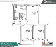 Купить 3-комнатную квартиру, Минск, Мавра ул., 36 (Фрунзенский район) Минск