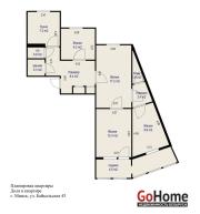 Купить 4-комнатную квартиру, Минск, Байкальская ул., 45 (Заводской район) Минск