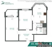 Снять 2-комнатную квартиру, Минск, ул. Неманская, д. 32 в аренду  (Фрунзенский район) Минск