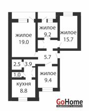 Купить 4-комнатную квартиру, Войская Войская