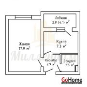 Купить 1-комнатную квартиру, Минск, Пржевальского ул., 2 (Заводской район) Минск