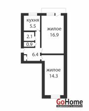 Купить 2-комнатную квартиру, Брест, Пионерская ул. Брест