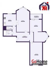Купить 3-комнатную квартиру, Минск, Рафиева ул., 40 (Московский район) Минск