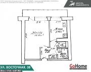 Купить 1-комнатную квартиру, Минск, Восточная ул., 38 (Советский район) Минск