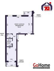 Купить 3-комнатную квартиру, Минск, Игоря Лученка ул., 19 (Октябрьский район) Минск