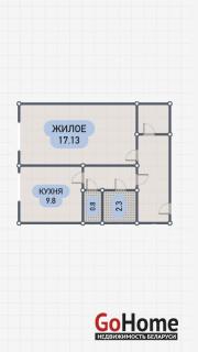 Купить 1-комнатную квартиру, Брест, Красногвардейская ул. Брест