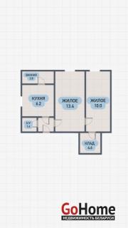 Купить 2-комнатную квартиру, Брест, Парк 1 Мая Брест