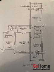 Купить 3-комнатную квартиру, Гомель, ул. Мазурова, д. Гомель