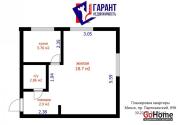Купить 1-комнатную квартиру, Минск, Партизанский просп., 89/б (Заводской район) Минск