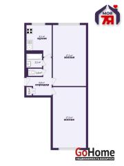 Купить 2-комнатную квартиру, Солигорск, Константина Заслонова ул., 32 Солигорск