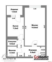 Купить 1-комнатную квартиру, Минск, Филимонова ул., 39 (Первомайский район) Минск