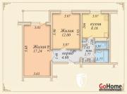 Купить 2-комнатную квартиру, Минск, Гамарника, 24 (Советский район) Минск