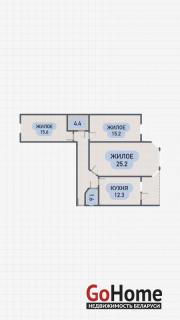 Купить 3-комнатную квартиру, Брест, Халтурина ул. Брест