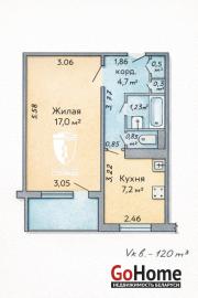 Купить 1-комнатную квартиру, Минск, Тикоцкого, 16(Первомайский район) Минск