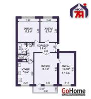 Купить 4-комнатную квартиру, Вилейка, Октябрьская ул., 34 Вилейка