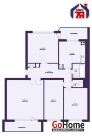 Снять 2-комнатную квартиру, , Ильянская, 18 () Минск