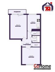 Купить 2-комнатную квартиру, Минск, Красина ул., 22 (Заводской район) Минск