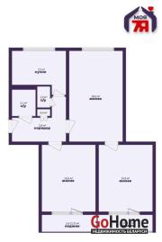 Купить 3-комнатную квартиру, Минск, Мавра ул., 66 (Фрунзенский район) Минск