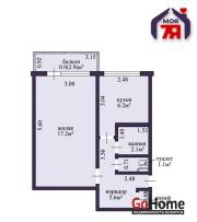 Купить 1-комнатную квартиру, Минск, Рокоссовского просп., 89 (Ленинский район) Минск