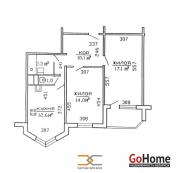 Купить 2-комнатную квартиру, Минск, Притыцкого ул., 41 (Фрунзенский район) Минск