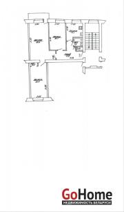 Купить 3-комнатную квартиру, Лида, Южный городок ул., 14 Лида