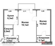 Купить 2-комнатную квартиру, Минск, Ольшевского ул., 31/2 (Фрунзенский район) Минск