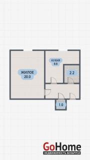 Купить 1-комнатную квартиру, Брест, Центр Брест