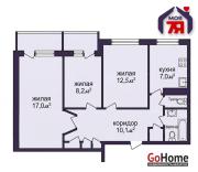 Купить 3-комнатную квартиру, Слуцк, Копыльская ул., 31 Слуцк