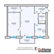Купить 2-комнатную квартиру, Минск, Коржа, 1 (Московский район) Минск
