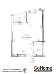 Купить 1-комнатную квартиру, Минск, Жореса Алфёрова, 9 (Октябрьский район) Минск