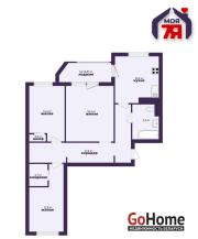 Купить 3-комнатную квартиру, Солигорск, Шахтеров б-р, 3 Солигорск