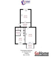 Купить 2-комнатную квартиру, Минск, Казинца ул., 51/1 (Октябрьский район) Минск