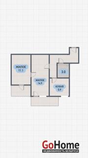 Купить 2-комнатную квартиру, Брест, Скорины наб. Брест