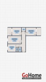 Купить 3-комнатную квартиру, Брест, Пионерская ул. Брест