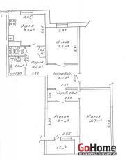 Купить 3-комнатную квартиру, Барановичи, Репина, 63 Барановичи