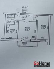Купить 2-комнатную квартиру, Витебск, Московский, 43 Витебск