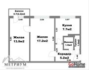 Купить 2-комнатную квартиру, Минск, Коласа ул., 52 (Первомайский район) Минск