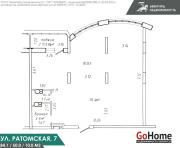 Купить 2-комнатную квартиру, Минск, Ратомская ул., 7 (Центральный район) Минск